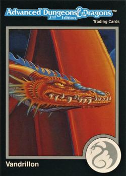 1991 TSR Advanced Dungeons & Dragons - Silver #55 Vandrillon, Red Dragon Front