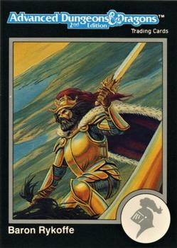 1991 TSR Advanced Dungeons & Dragons - Silver #56 Baron Rykoffe Front