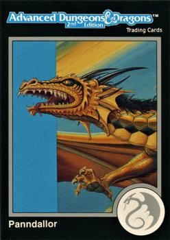1991 TSR Advanced Dungeons & Dragons - Silver #57 Panndallor, Gold Dragon Front