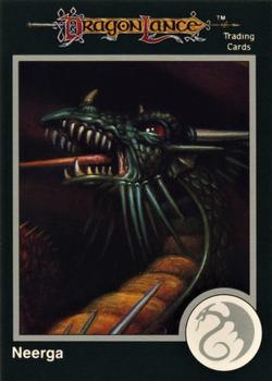 1991 TSR Advanced Dungeons & Dragons - Silver #89 Neerga, Green Dragon Front