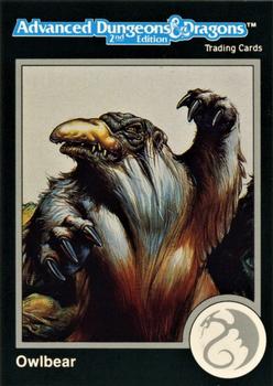 1991 TSR Advanced Dungeons & Dragons - Silver #107 Owlbear Front