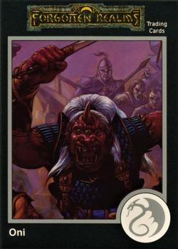1991 TSR Advanced Dungeons & Dragons - Silver #124 Oni Front