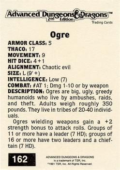 1991 TSR Advanced Dungeons & Dragons - Silver #162 Ogre Back