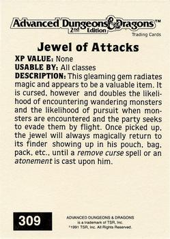 1991 TSR Advanced Dungeons & Dragons - Silver #309 Jewel of Attacks Back