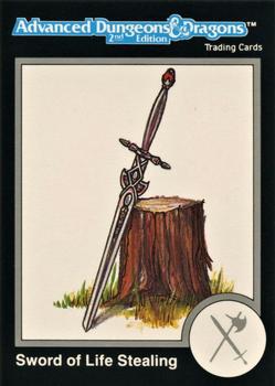 1991 TSR Advanced Dungeons & Dragons - Silver #740 Sword of Life Stealing Front