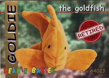 1998 Ty Beanie Babies I #13 Goldie the Goldfish Front