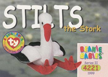 1999 Ty Beanie Babies II #228 Stilts the Stork Front