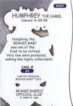 1999 Ty Beanie Babies III #22 Humphrey the Camel Buddy Back
