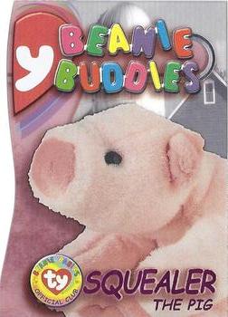 1999 Ty Beanie Babies III #30 Squealer the Pig Buddy Front