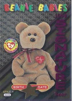 1999 Ty Beanie Babies III #32 99 Signature Bear Front