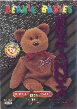 1999 Ty Beanie Babies III #33 Britannia the Bear Front