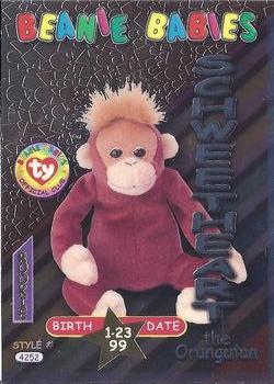 1999 Ty Beanie Babies III #42 Schweetheart the Orangutan Front