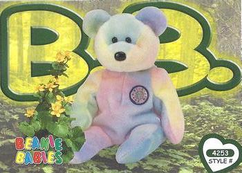 1999 Ty Beanie Babies IV #163 Birthday Bear Front