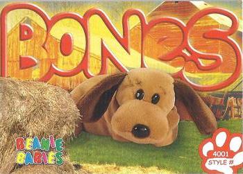 1999 Ty Beanie Babies IV #167 Bones Front