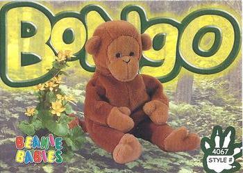 1999 Ty Beanie Babies IV #168 Bongo Front
