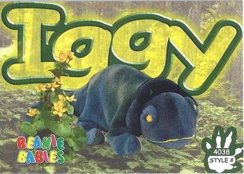 1999 Ty Beanie Babies IV #200 Iggy the Ty-Dye Iguana Front