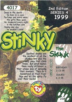 1999 Ty Beanie Babies IV #238 Stinky Back