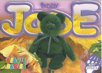 1999 Ty Beanie Babies IV #244 Teddy - Jade Front