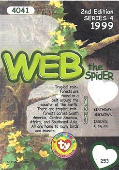 1999 Ty Beanie Babies IV #253 Web Back