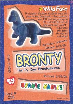 1999 Ty Beanie Babies IV #258 Bronty Back