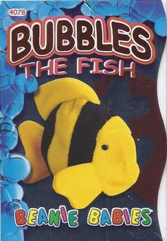 1999 Ty Beanie Babies IV #286 Bubbles Beanie [rare] Front