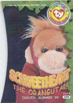 1999 Ty Beanie Babies IV #298 Schweetheart Beanie Back