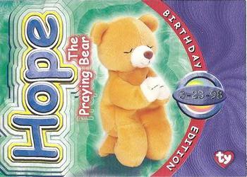 1999 Ty Beanie Babies IV #276 Hope Front