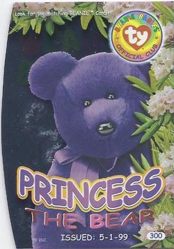 1999 Ty Beanie Babies IV #300 Princess Beanie Back