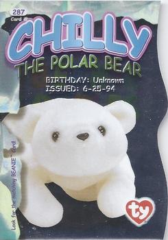 1999 Ty Beanie Babies IV #287 Chilly Buddy [rare] Back