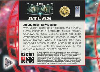 1993 Upper Deck Deathmate #8 Albuquerque, New Mexico Back