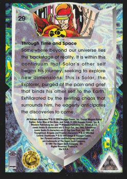 1993 Upper Deck Deathmate #29 Through Time and Space Back