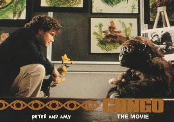 1995 Upper Deck Congo the Movie #3 Peter and Amy Front