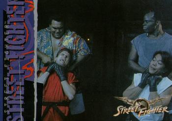 1995 Upper Deck Street Fighter #22 Not So Pleasant Reunion Front