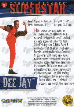1995 Upper Deck Street Fighter #56 Dee Jay Back