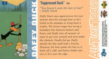 1996 Upper Deck All Time Toons #3 Daffy Duck Back