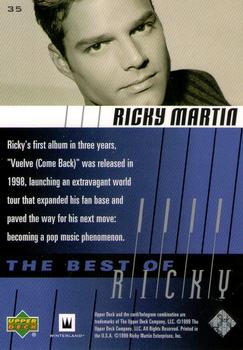1999 Upper Deck Ricky Martin #35 Ricky's first album in three years, 
