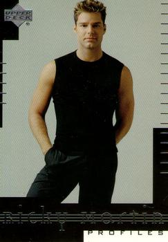 1999 Upper Deck Ricky Martin #76 Though not a regular biker, Ricky filmed a ro Front