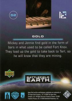 2000 Upper Deck Battlefield Earth #52 Gold Back