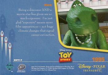 2004 Upper Deck Disney Pixar Treasures #DPT-7 Rex Back