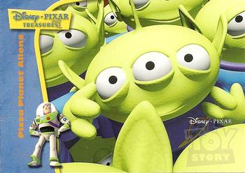 2004 Upper Deck Disney Pixar Treasures #DPT-14 Pizza Planet Aliens Front