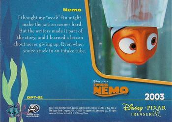 2004 Upper Deck Disney Pixar Treasures #DPT-62 Nemo Back