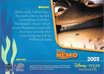 2004 Upper Deck Disney Pixar Treasures #DPT-64 Bloat Back