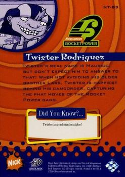 2004 Upper Deck Nicktoons #NT-83 Twister Rodriguez Back