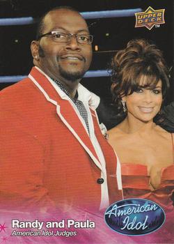 2009 Upper Deck American Idol Season 8 #005 Randy and Paula Front