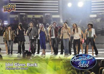 2009 Upper Deck American Idol Season 8 #023 Idol Gives Back Front