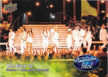 2009 Upper Deck American Idol Season 8 #024 The Final 12 Front