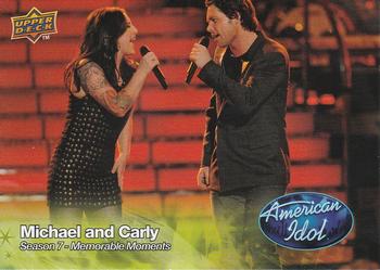 2009 Upper Deck American Idol Season 8 #025 Michael and Carly Front