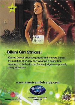 2009 Upper Deck American Idol Season 8 #027 Bikini Girl Strikes! Back