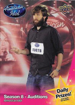 2009 Upper Deck American Idol Season 8 #031 Almost an Idol Front