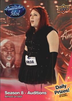 2009 Upper Deck American Idol Season 8 #038 Almost an Idol Front